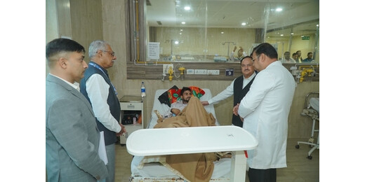 केंद्रीय स्वास्थ्य मंत्री का देवघर एम्स दौरा, इमरजेंसी सेवाओं और विकास कार्यों का लिया जायजा